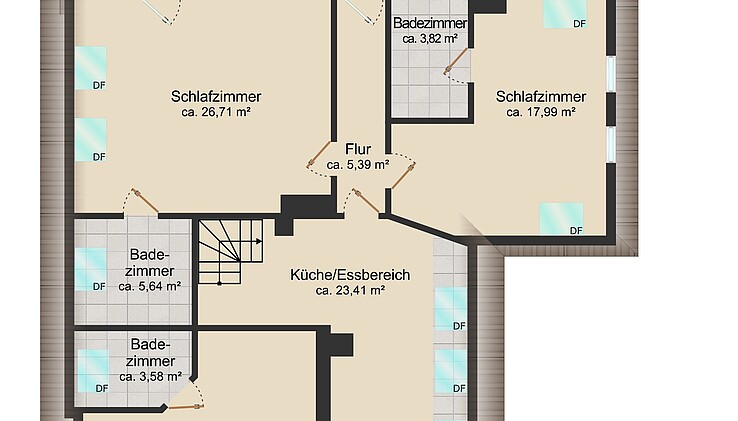 Grundriss Dachgeschoss