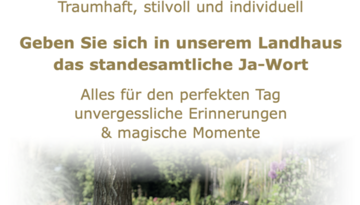 Standesamtliche Trauung