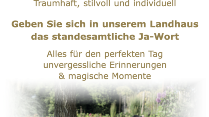 Standesamtliche Trauung