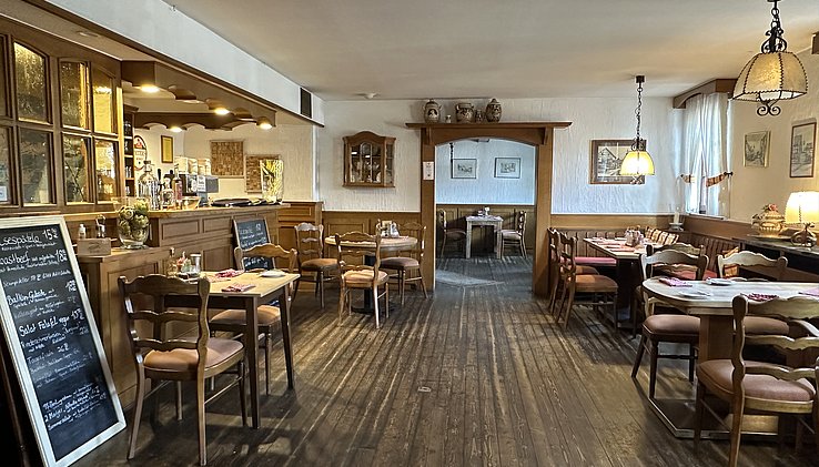 Restaurant mit Theke