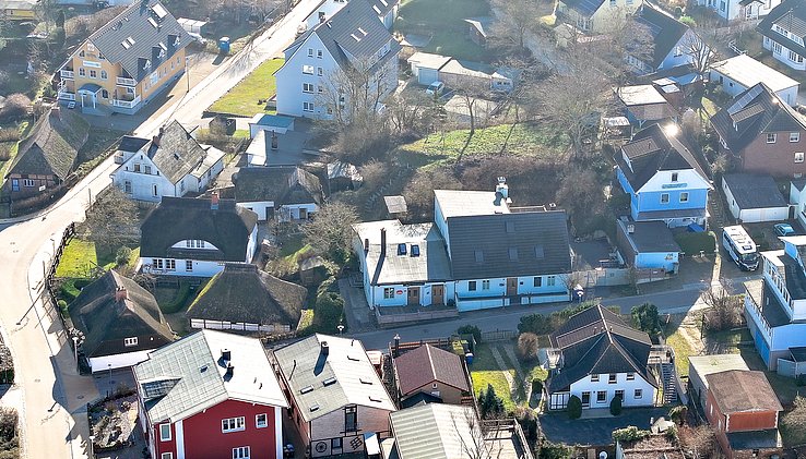 Das Objekt in Göhren von oben