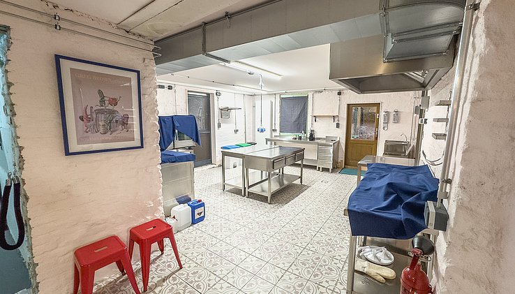 Die vorhandene Küche