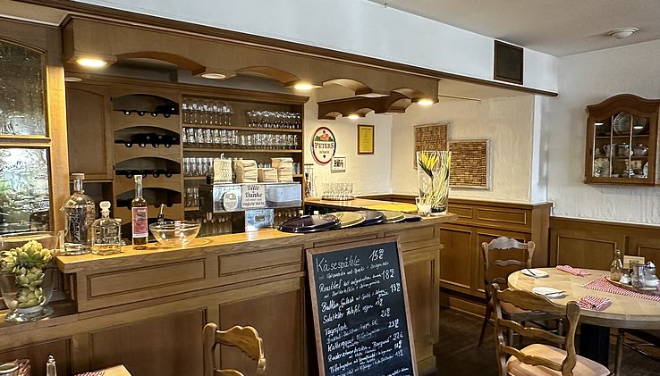Theke im Restaurant