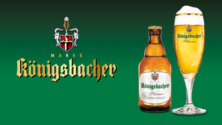 Königsbacher Pilsener im Steinig und Glas 